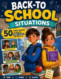 Back-to-School Situations: 50 School Scenarios to Practice Smart Choices for Kids 8-12 cover