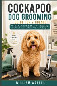 Cockapoo Dog Grooming Guide for Students: The Student's Guide to Stress-Free Grooming: Save Time & Money with Easy At-Home Techniques cover