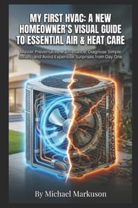 My First HVAC: A New Homeowner's Visual Guide to Essential Air & Heat Care: Master Preventative Maintenance, Diagnose Simple Issues, and Avoid Expensi cover