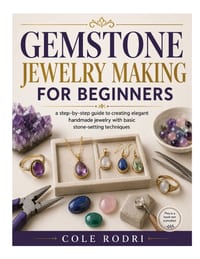 Gemstone Jewelry Making for Beginners: A Step-by-Step Guide to Creating Elegant Handmade Jewelry with Basic Stone-Setting Techniques cover