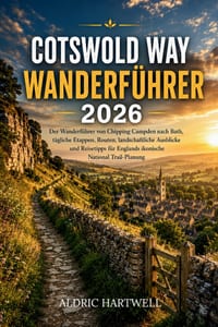 Cotswold Way Wanderführer 2026: Der Wanderführer von Chipping Campden nach Bath, tägliche Etappen, Routen, landschaftliche Ausblicke und Reisetipps fü cover