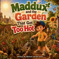 Maddux and the Garden That Got Too Hot: Climate Change Books for Kids - A Community Garden Adventure About Heat, Water Conservation, Teamwork, and Hel cover