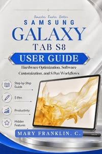 Samsung Galaxy Tab S8 User Guide: Hardware Optimization, Software Customization, and S Pen Workflows cover
