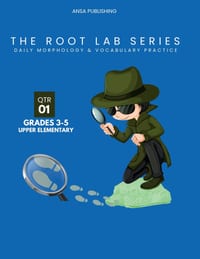 The Root Lab Series: Daily Morphology & Vocabulary Practice (Quarter 01) cover