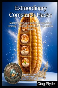 Extraordinary Cornstarch Hacks: Master gluten-free baking, vintage stain removal, non-toxic glues, and crisp laundry starch cover