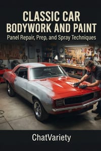 Classic Car Bodywork and Paint: Panel Repair, Prep, and Spray Techniques cover