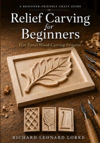 Relief Carving for Beginners: Flat-Panel Wood Carving Projects cover