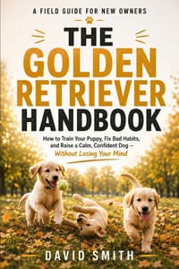 The Golden Retriever Handbook: How to Train Your Puppy, Fix Bad Habits, and Raise a Calm, Confident Dog Without Losing Your Mind cover
