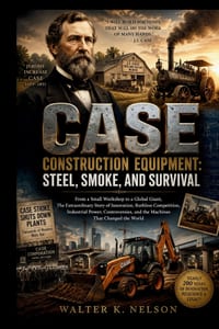 CASE CONSTRUCTION EQUIPMENT Steel, Smoke, and Survival cover