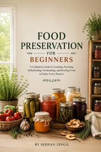 Food Preservation for Beginners: A Practical Step-by-Step Guide to Canning, Freezing, Dehydrating, Fermenting, and Storing Food Safely at Home cover