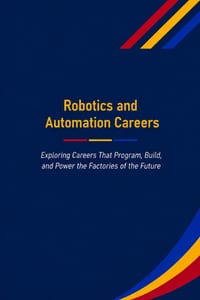 Robotics and Automation Careers: Exploring Careers That Program, Build, and Power the Factories of the Future cover