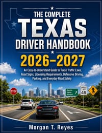 The Complete Texas Driver Handbook 2026-2027: An Easy-to-Understand Guide to Texas Traffic Laws, Road Signs, Licensing Requirements, Defensive Driving cover