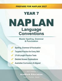 NAPLAN Year 7 Language Conventions: Master Spelling, Grammar & Punctuation cover