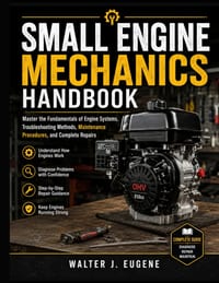 Small Engine Mechanics Handbook: Master the Fundamentals of Engine Systems, Troubleshooting Methods, Maintenance Procedures, and Complete Repairs cover