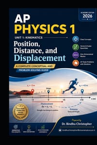 AP Physics 1 Unit: Kinematics- Position, Distance, and Displacement: A Complete Conceptual and Problem-Solving Guide cover