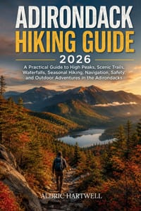 Adirondack Hiking Guide 2026: A Practical Guide to High Peaks, Scenic Trails, Waterfalls, Seasonal Hiking, Navigation, Safety and Outdoor Adventures i cover