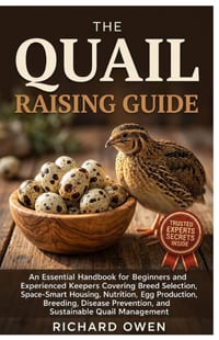 The Quail Raising Guide: An Essential Handbook for Beginners and Experienced Keepers Covering Breed Selection, Space-Smart Housing, Nutrition, Egg Pro cover