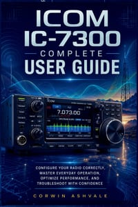 ICOM IC 7300 Complete User Guide: Configure Your Radio Correctly, Master Everyday Operation, Optimize Performance, and Troubleshoot with Confidence cover