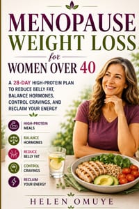 Menopause Weight Loss for Women Over 40: A 28-Day High-Protein Plan to Reduce Belly Fat, Balance Hormones, Control Cravings, and Reclaim Your Energy cover