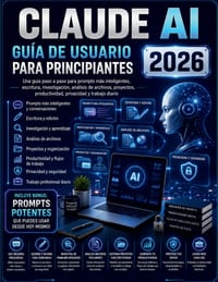 Claude AI Guía de Usuario Para Principiantes 2026 cover