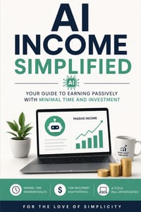AI Income Simplified: Your Guide to Earning Passively with Minimal Time and Investment cover