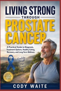 Living Strong Through Prostate Cancer: A Practical Guide to Diagnosis, Treatment Options, Healthy Eating, Recovery, and Long-Term Wellness cover