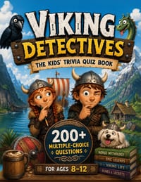Viking Detectives - The Kids' Trivia Quiz Book: 200+ Multiple-Choice Questions to Explore Norse Mythology, History and Legends - For Ages 8-12 cover