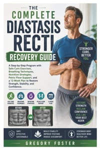 The Complete Diastasis Recti Recovery Guide: A Step-by-Step Program with Safe Core Exercises, Breathing Techniques, Nutrition Strategies, Pelvic Floor cover