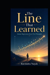 The Line That Learned: Linear Regression from First Principles cover