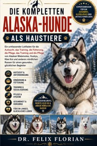 Die Kompletten Alaska-Hunde ALS Haustiere: Ein umfassender Leitfaden für die Aufzucht, das Training, die Fütterung, die Pflege, das Training und die P cover