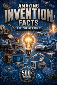 Amazing Invention Facts for Curious Minds: 575 Incredible Facts About Famous Inventors, World-Changing Discoveries, Ancient Innovations, Technology, E cover