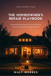 The Homeowner's Repair Playbook: A Room-by-Room System to Fix the 50 Most Common Household Problems Yourself and Know Exactly When to Call a Pro cover