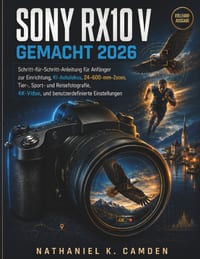 Sony Rx10 V Gemacht 2026: Schritt-für-Schritt-Anleitung für Anfänger zur Einrichtung, KI-Autofokus, 24-600-mm-Zoom, Tier-, Sport- und Reisefotografie, cover