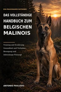 Das große Handbuch für den Belgischen Schäferhund Malinois: Der praktische Ratgeber zu Erziehung, Ernährung, Gesundheit, Verhalten, Bewegung und leben cover