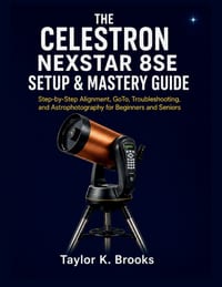 The Celestron Nexstar 8se Setup & Mastery Guide: Step-by-Step Alignment, GoTo, Troubleshooting, and Astrophotography for Beginners and Seniors cover
