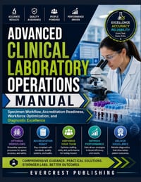 Advanced Clinical Laboratory Operations Manual: Specimen Workflow, Accreditation Readiness, Workforce Optimization, and Diagnostic Excellence cover