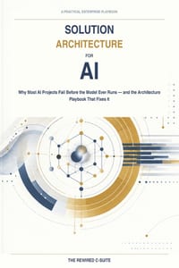 Solution Architecture for AI: Why Most AI Projects Fail Before the Model Ever Runs - and the Architecture Playbook That Fixes It cover