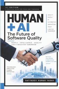 Human + AI: The Future of Software Quality: AI will not replace software testers. Testers who use AI will replace those who don't. cover