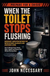 When the Toilet Stops Flushing: Emergency Sanitation Methods for Water Outages, Blackouts and Apartment Living. How to Manage Human Waste, Odors, Hygi cover