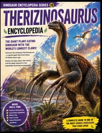 Dinosaur Encyclopedia Series Vol.19 Therizinosaurus Encyclopedia: Discover the Giant Three-Clawed Dinosaur! A Children's Guide Based on the Latest Sci cover