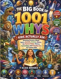 The Big Book of 1001 Whys Kids Actually Ask: Amazing Answers About Space, Animals, Science, Nature, the Human Body, History, Technology, and Everyday cover