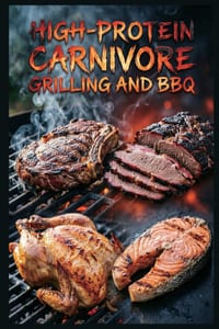 High-Protein Carnivore Grilling and BBQ: Outdoor Meat Cooking for Summer Feasts for Maximum Protein Intake with an All-Meat Approach cover