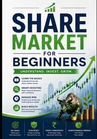 Share Market for Beginners: A Practical Guide to Stock Market Investing, Trading Basics, and Wealth Building cover