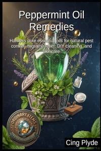 Peppermint Oil Remedies: Harness pure essential oils for natural pest control, migraine relief, DIY cleaning, and skincare cover