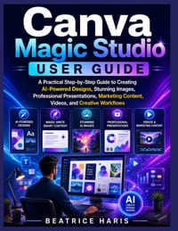 Canva Magic Studio User Guide: A Practical Step-by-Step Guide to Creating AI-Powered Designs, Stunning Images, Professional Presentations, Marketing C cover