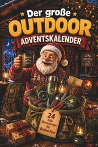 Der große Outdoor-Adventskalender: 24 Türchen für alle, die draußen zu Hause sind: Outdoor- und Survival-Wissen & Rätsel cover
