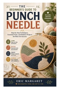 The Beginner's Guide to Punch Needle: Step-by-Step Techniques, Essential Tools, and Modern Projects for Fiber Art Success cover