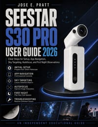 Seestar S30 Pro User Guide 2026: Clear Steps for Setup, App Navigation, Sky Targeting, Autofocus, and First Night Observations cover
