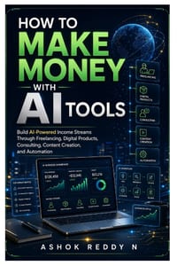How to Make Money with AI Tools: Build AI-Powered Income Streams Through Freelancing, Digital Products, Consulting, Content Creation, and Automation cover