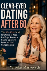 Clear-Eyed Dating After 60: The Six-Step Guide for Women to Apps, Red Flags, Romance Scams, Safer First Dates, and Real Companionship cover